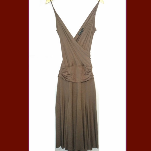 BCBGMaxAzria Dresses & Skirts - BCBG Sleeveless Ruching Wrap Long Maxi Dress $138